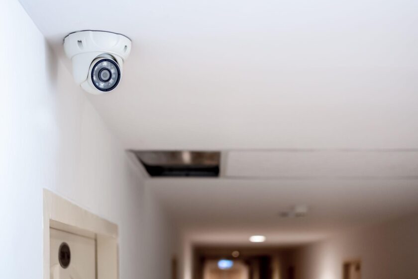 CCTV Camera System in Living Room